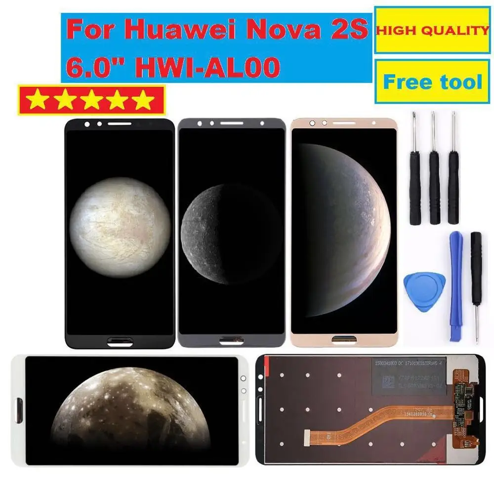 For Huawei Nova 2s LCD Display Touch Screen Tablet Assembly 2 S HWI-AL00 Replacement for 6.0 &quotHuawei | Мобильные телефоны и