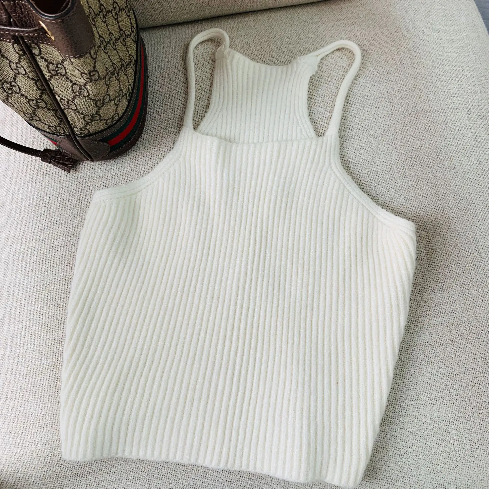 2019 New Vintage Knit Vest Sling Women 6 colors Sleeveless shirt women Spring summer fashion Sexy Tank Tops Female 2019 New Vintage Knit Vest Sling Women 6 colors Sleeveless shirt women Spring summer fashion Sexy Tank Tops Female