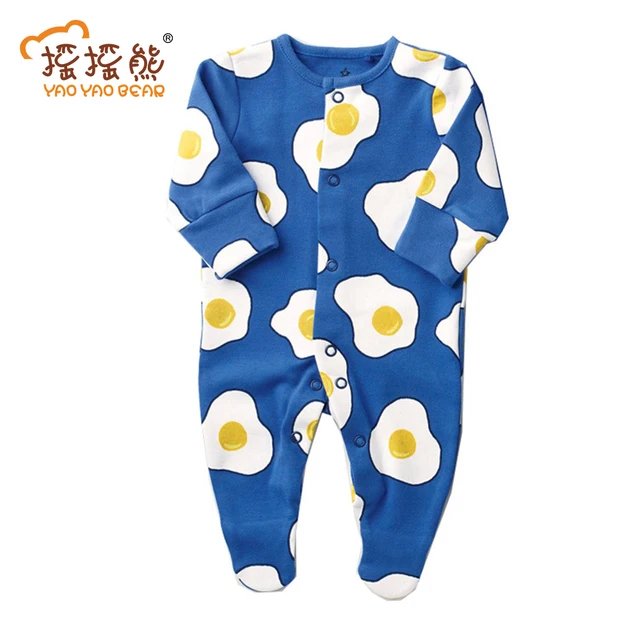 newborn baby boy clothes long sleeve egg printed jumpsuit baby newborn baby boy clothes long sleeve egg printed jumpsuit baby romper bebek christmas clothes superstar superfly