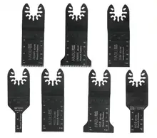 Lowest price 7 pcs quick release E-cut oscillating multi tool saw blade Suitable Famous Brand Machines,in free shipping