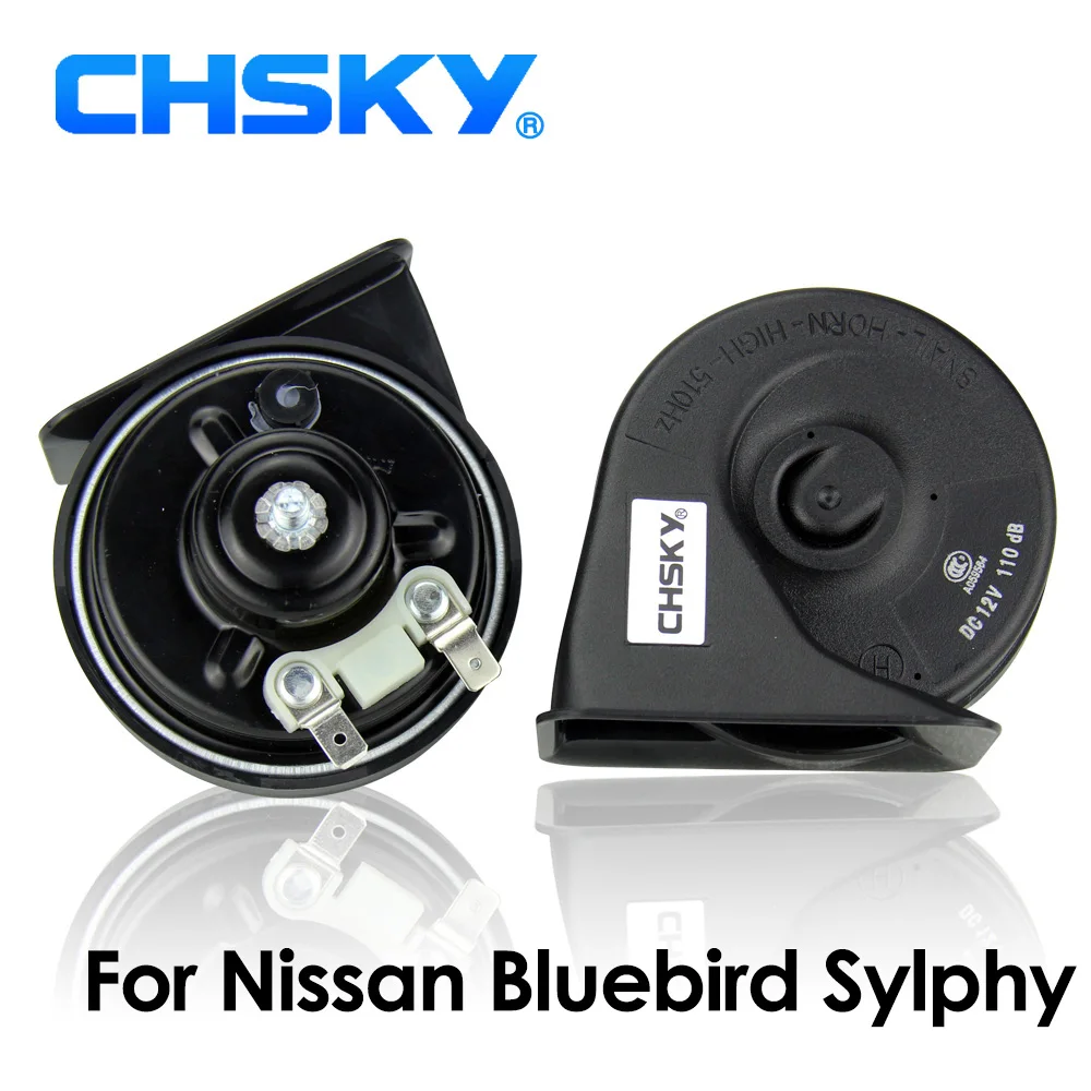 Автомобильный гудок CHSKY спиральный для Nissan Bluebird Sylphy 2000-дБ 12 В громкость-дБ