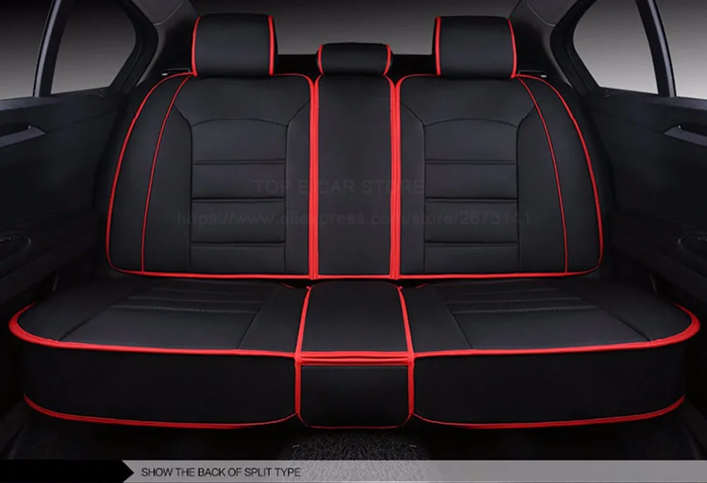 (Back seat covers) universal Leather car seat covers for KIA k2k3k4 kia