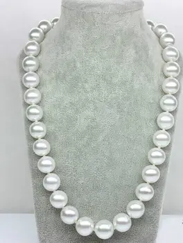 

classicAAA 10-11mm south sea round white pearl necklace19" KKK