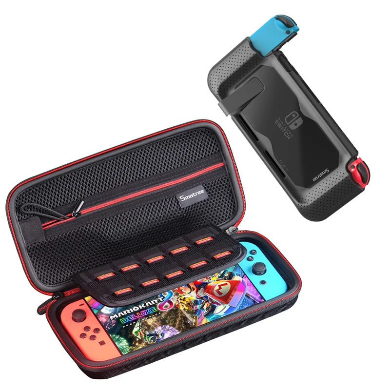 Защитный жесткий чехол Smatree EVA сумка для переноски Nintendo Switch консольные карты