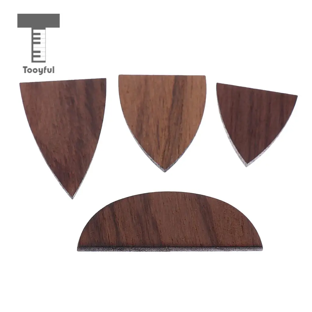 1pc Rosewood Guitar Heel Cover Plate for Guitar Luthier Material 2 Shape