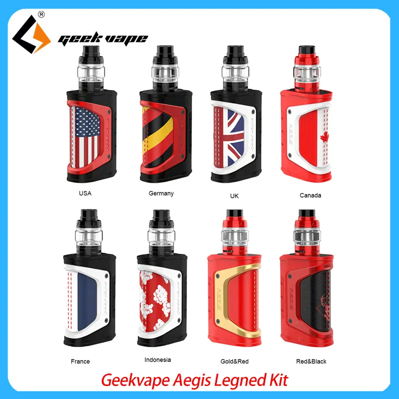 Новое издание Vape комплект Geekvape Aegis Legend с Alpha Tank 200 Вт Vape mod & 4,5 мл E-резервуар для сигареты dual 18650 Aegis Legend Kit