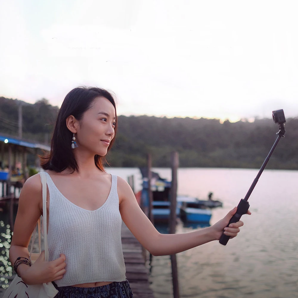 Original Xiaomi Mijia Small Camera Selfie Stick Tripod Bluetooth 3.0 Remote Control 360 Rotation Lightweight Foldable Compact