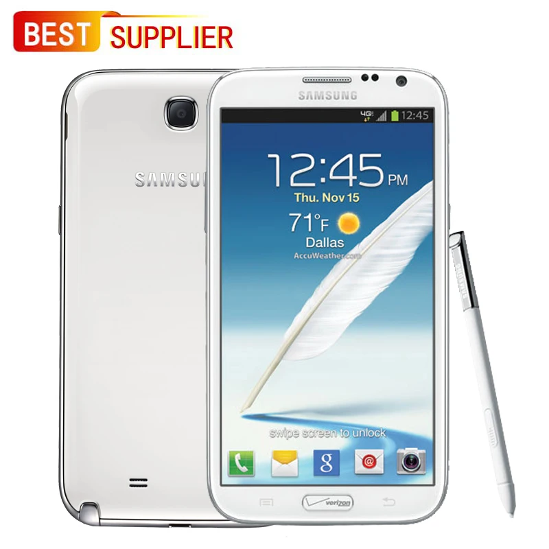 

Samsung Galaxy Note 2 N7100 Smartphone, 2GB RAM 16GB ROM, 5.5 inches, Quad Core, 8MP, 1 Year Warranty