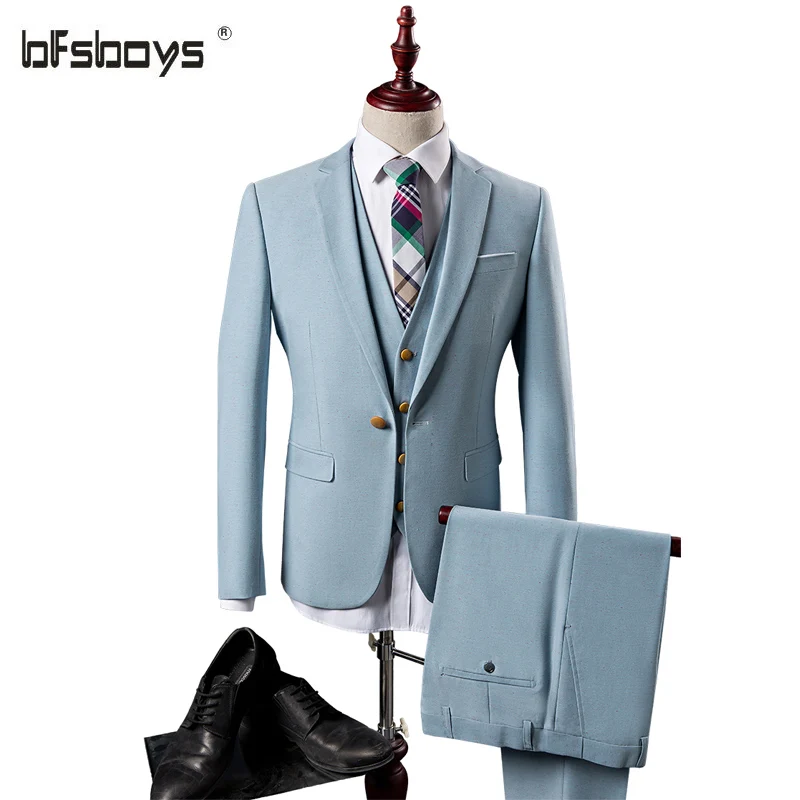 2016 New Arrival Famous Brand High Quality New Style Of Man Slim Suit 