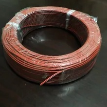 10 м/лот, 22awg провода, 2pin луженая медь, Электрический провод для из светодиодов ленты расширение провода CB-22AWG-RB
