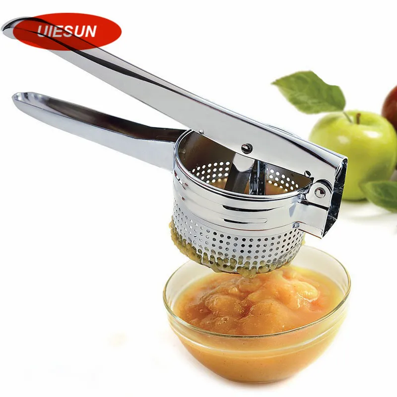 High quality 430 stainless steel garlic press hand presser, garlic