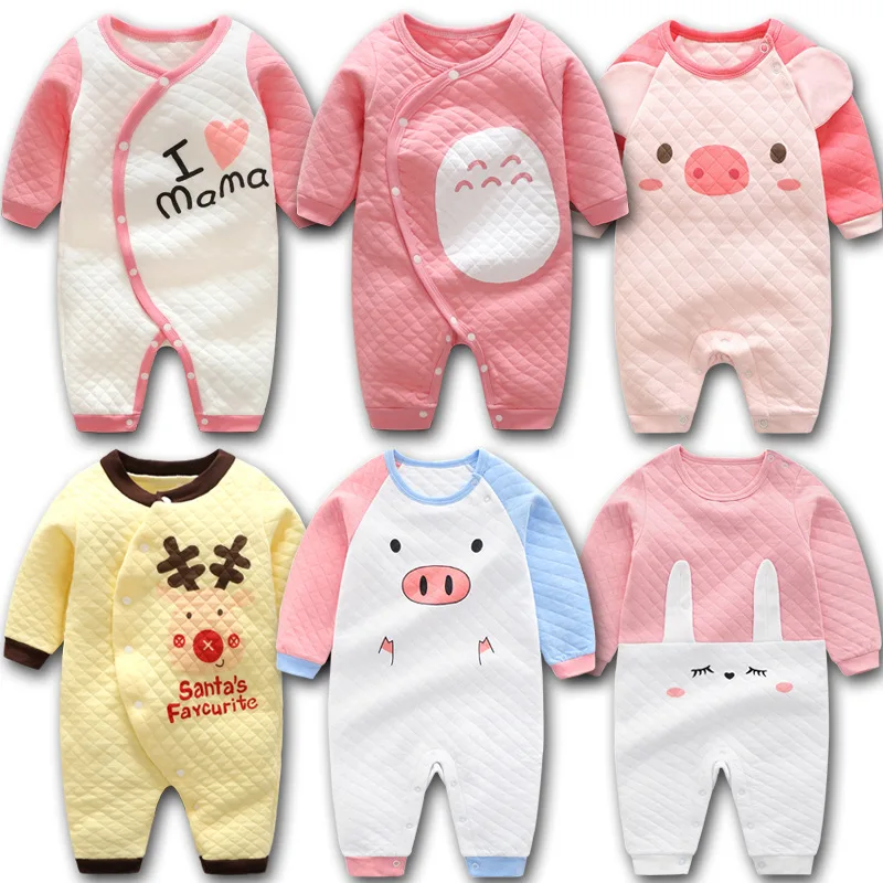 

Spring Baby Romper Long Sleeves Baby Girl Pig Clothes Cartoon Newborn Boys Clothing Costume Cotton Overalls for Children