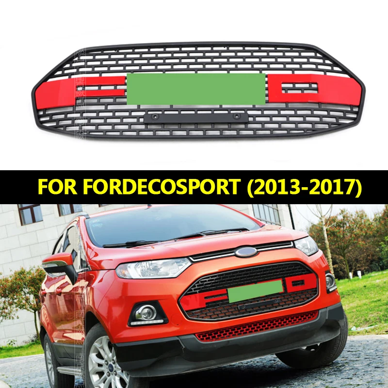 

ABS Front Middle Grille Front Bumper Grille For Ford Ecosport 2013~2017