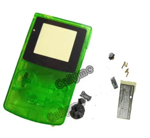 Серебристый Мулти Цвет Высокое качество Корпус для GameBoy Цвет GBO диметилглицын игровые консоли мальчик Корпус чехол с оригинальным объективом - Цвет: Серебристый