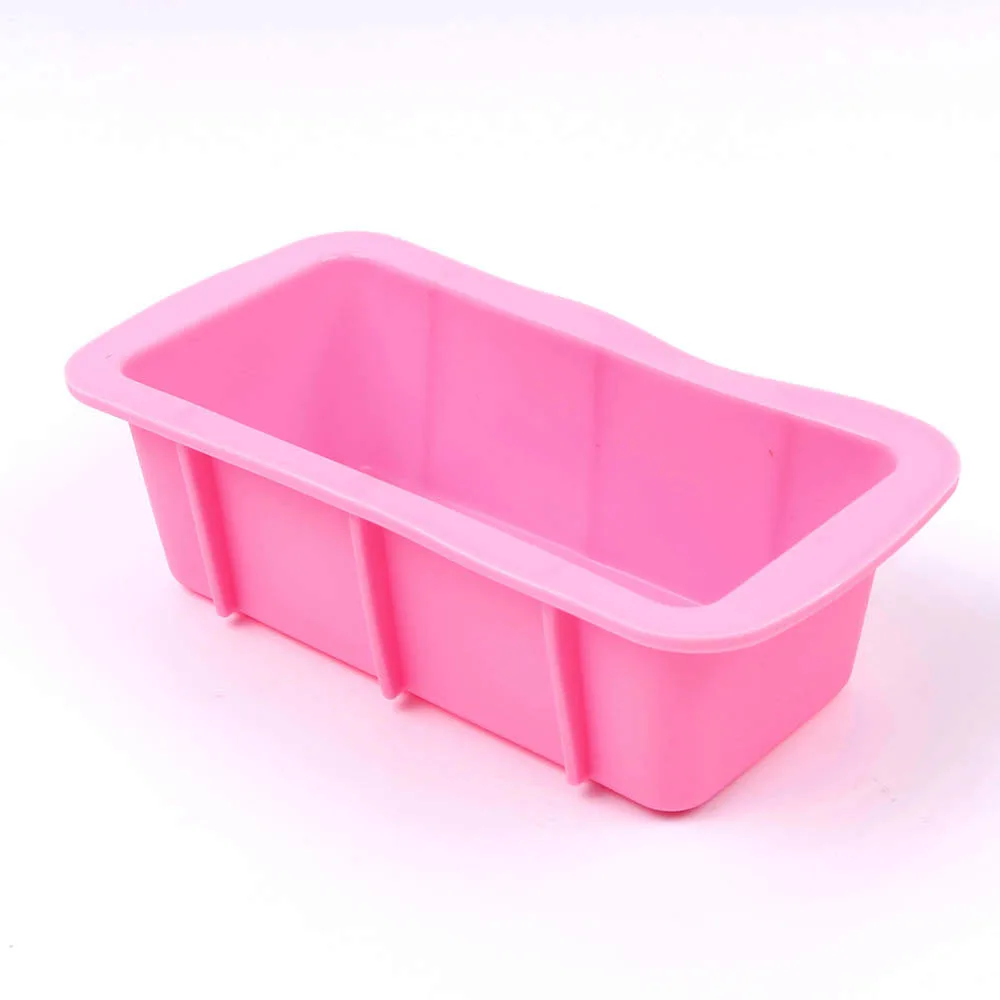 

LIMITOOLS Silicone Soap Mold 3D Rectangular Fondant Cake Bread Loaf Chocolate Mold Christmas Baking Tools