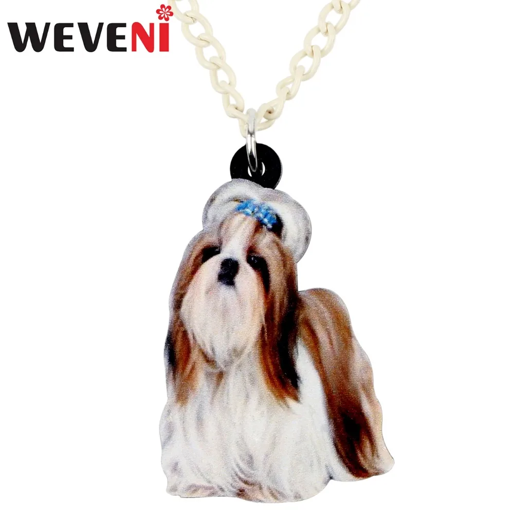 WEVENI Cute Poodle Dog Necklace - Zinc Alloy Pet Charm Pendant For Women Girls, Hypoallergenic Jewelry Gift - View #7