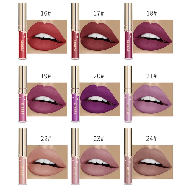42 Colors Waterproof Liquid Lip Gloss Metallic Matte Lipstick For Lips Cosmetic Sexy Batom Mate Lip