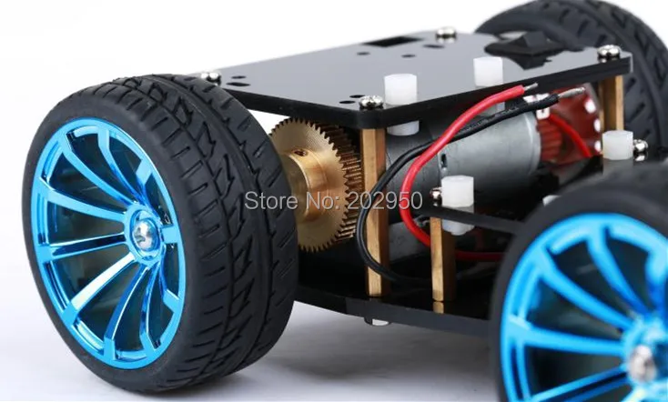 4WD RC умный автомобиль шасси для Arduino платформа с MG996R металлическая Шестерня сервоподшипник комплект Рулевого управления DIY 4 колеса робот