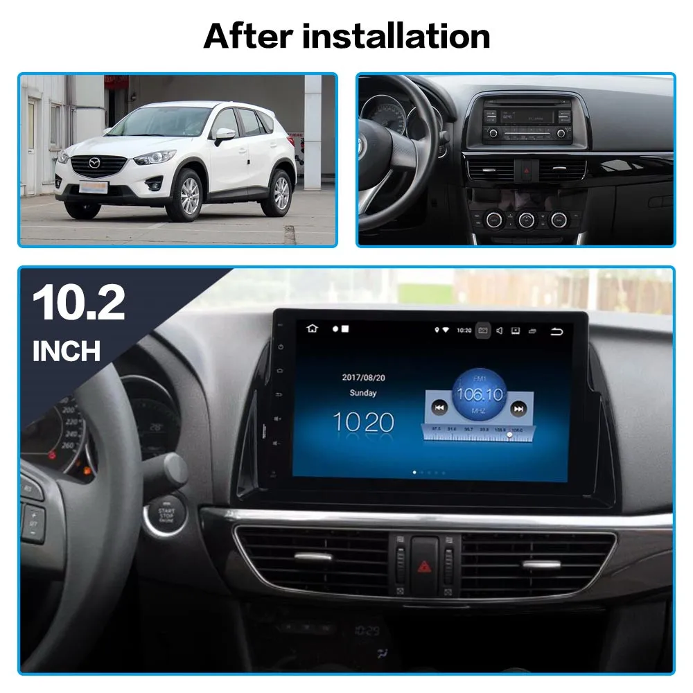 Aotsr Android 8 0 GPS навигация автомобильный DVD плеер для Mazda CX 5 2013 2015 спутниковый