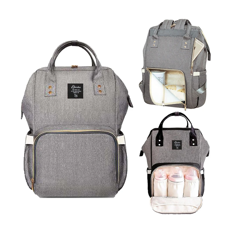 

2019 New Mummy Maternity Nappy Bag Outdoor Mom Backpack Large Capacity Nursing Bag Mummy Travel Backpack Zippers Baby Care Bag