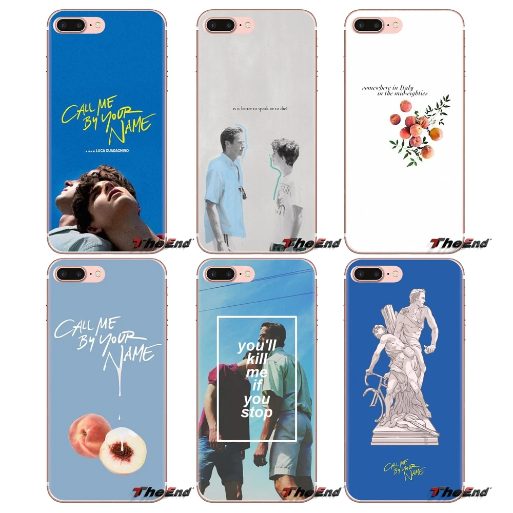 

For iPod Touch Apple iPhone 4 4S 5 5S SE 5C 6 6S 7 8 X XR XS Plus MAX Call Me by Your Name Soft Transparent Cases Covers