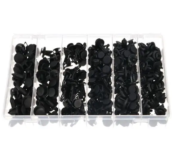200 Pcs Car Push Pin Rivet Trim Clip Fasteners Kit Fit For Toyota Honda