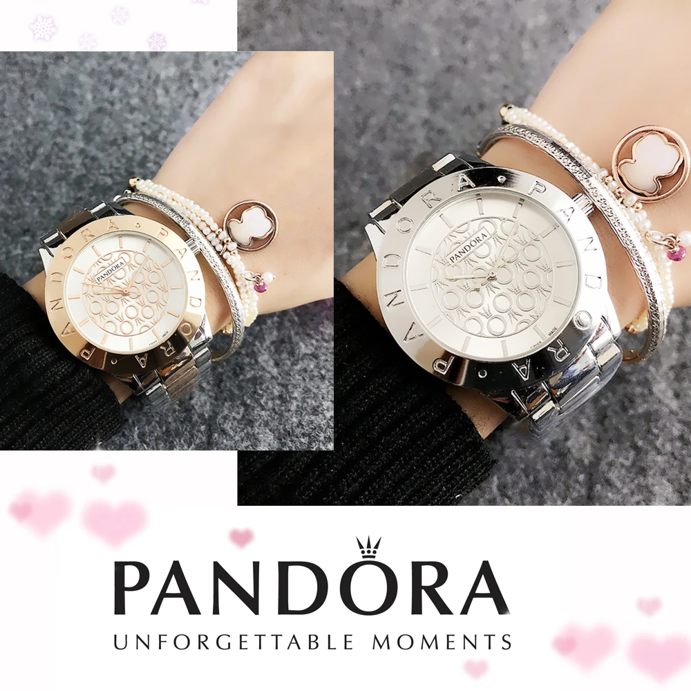 

NEW Women pandora bracelet charms silver 925 original pandora watch Luxury Ladies Watches For Women reloj mujer saat relogio