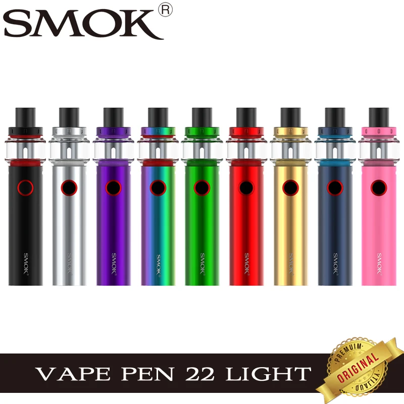 Оригинальная ручка Smok Vape 22 Light Edition 1650mAh батарея 4 мл распылитель сетка полоса