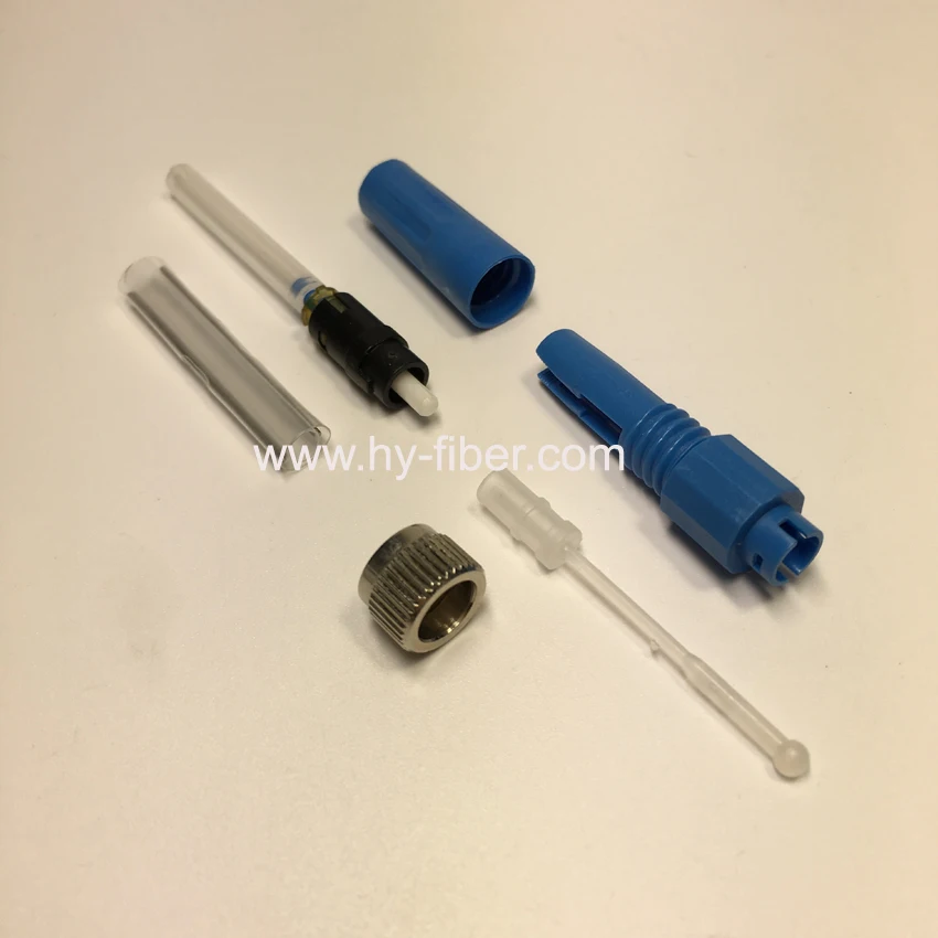 

FC/UPC FTTH Fast Connector Hot Melt Type Field Assembly Optical Splicing Connector 0.9mm/2.0mm/3.0mm/Drop Cable Free Shipping