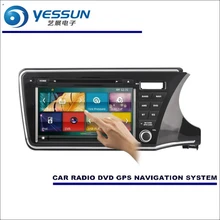 For Honda City RHD 2014~2016 – Car Radio CD DVD Player Amplifier HD TV Screen GPS Map Nav Navi Navigation Audio Video System