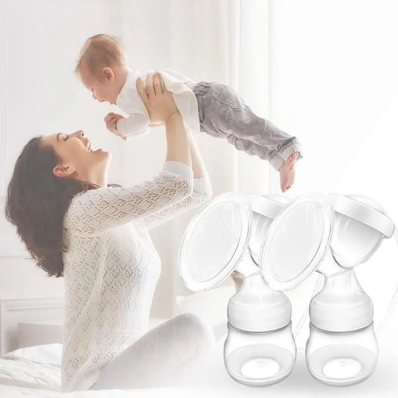 Для матерей после родов поставки двойной мощный Электрический молокоотсос с молочной бутылкой беременность BPA свободный Электрический молокоотсос
