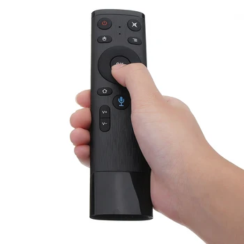 

LEORY Q5 bluetooth/2.4GHz WIFI Voice Remote Control With USB Receiver For Smart TV Android Box