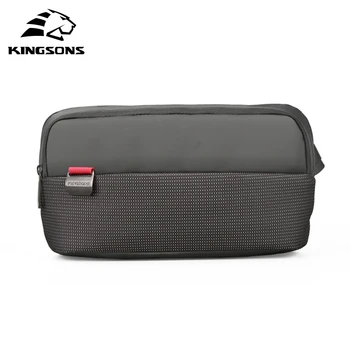 

Kingsons Brand Casual Fashion Black Waist Packs Men Women Laptop Messenger bag 10/10.1 inch Tablet PC Laptop Bag for iPad 9.7