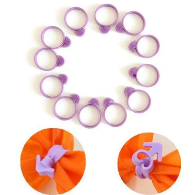 

12pcs Rubber Nozzle Cake Decorating Tools Piping Bag Fixed Ring New