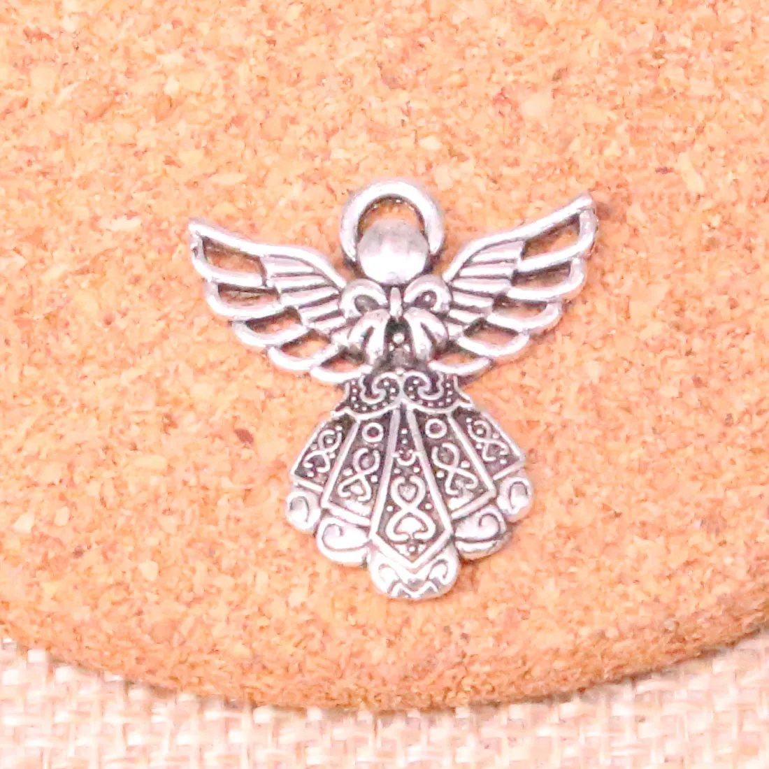 16 шт. тибетские серебряные подвески стражи 26 х23 мм|charm pendant|angel charms pendantspendants for jewelry