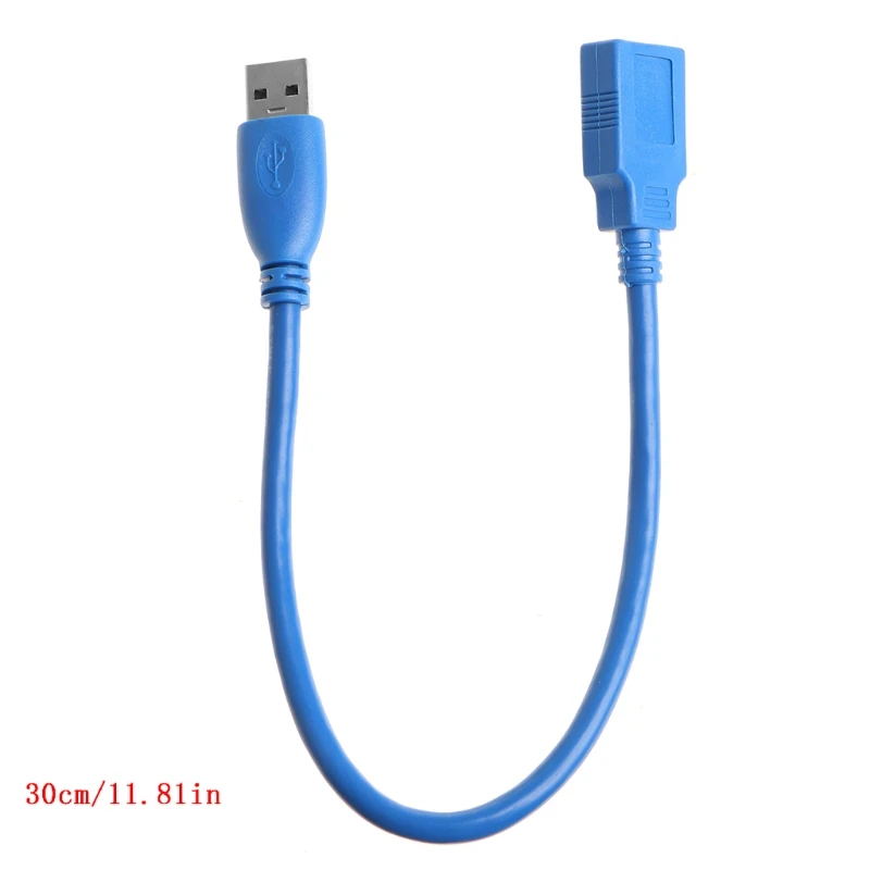 

1pcs New USB3.0 Extension Cable USB 3.0 Cable Male to Female Data Sync Fast Speed Cord Connector for Laptop PC Printer Hard Disk