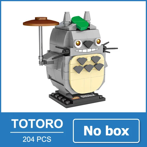 LOZ Totoro фигурка аниме модель фигурки Блоки Игрушки японские фильмы Официальный подарок для девочек женщин друзей - Цвет: Totoro no box