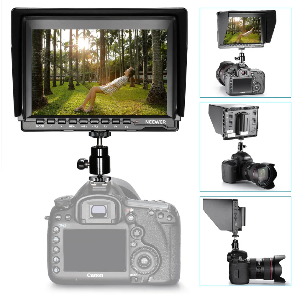 Neewer NW759 камера полевой монитор Комплект для Sony Canon Nikon Olympus Pentax экран F550 замена и USB
