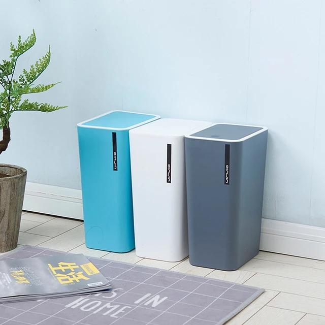 Bathroom Trash Cans Creative Fashion Bedroom Living Room Kitchen Bathroom Trash Cans Creative Fashion Bedroom Living Room Kitchen Home Plastic Waste Bins Thickened Covered Paper
