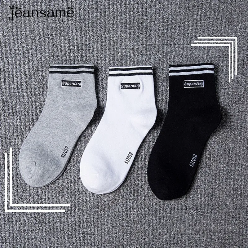 Зимняя теплая одежда устойчивы белый для мода камуфляж хлопок черный носки с лого команды индивидуальность для мужчин Дышащие Короткие calze