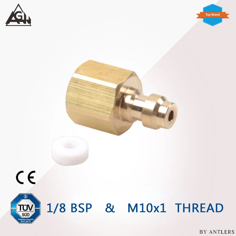 1/8 BSP M10X1 Воздушный Ручной насос с резьбой 8 мм Pcp наполнение компрессором пейнтбол