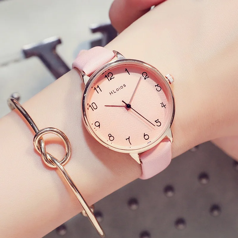 Creative Wave Small Dial Watch Female Students Korean Version casual ladies quartz watches New