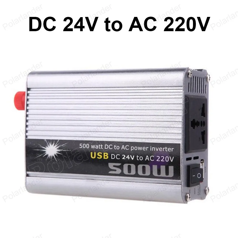 Car Power transformer 500W DC 24V to AC 220V Modified Sine Wave car