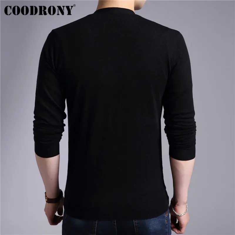 COODRONY Mens Sweaters Cashmere Cotton Sweater Men Pure Color Knitwear Cardigans Classic Casual V-Neck Woolen Cardigan Men 91008 COODRONY Mens Sweaters Cashmere Cotton Sweater Men Pure Color Knitwear Cardigans Classic Casual V-Neck Woolen Cardigan Men 91008