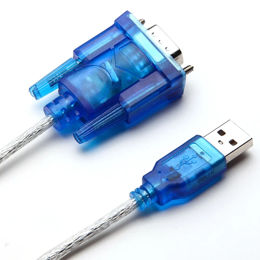 Кабель переходник с USB на RS232 COM Port Serial 9 Pin DB9 для Win10/8/7/xp|Компьютерные кабели и