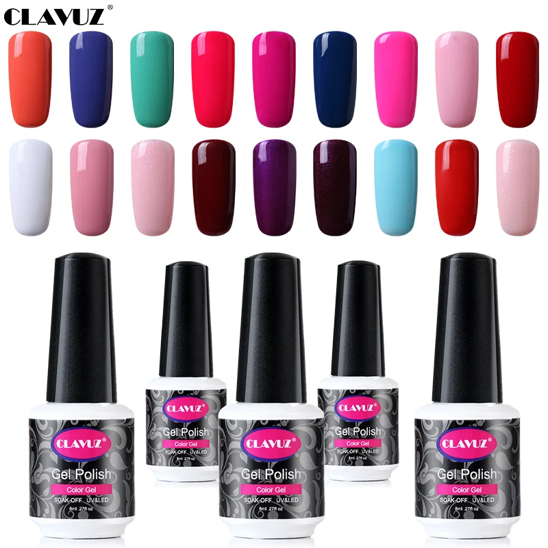 CLAVUZ النقي 58 ملصقات ملونة للأظافر هلام البولندية الأشعة فوق البنفسجية هلام نقع قبالة طويلة الأمد جيل للأظافر مسمار الفن نصائح مانيكير قاعدة م... CLAVUZ النقي 58 ملصقات ملونة للأظافر هلام البولندية الأشعة فوق البنفسجية هلام نقع قبالة طويلة الأمد جيل للأظافر مسمار الفن نصائح مانيكير قاعدة م...