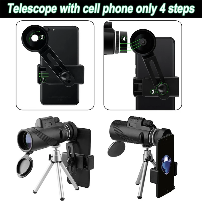 New Camping equipment Seiko Telescope Super High Power High-power telescope with fast smartphone stand Telescope #4DC10 (5)