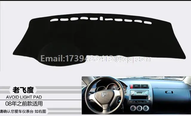 For Honda Fit Jazz 2004 2005 2006 2007 Dashmats Car Styling