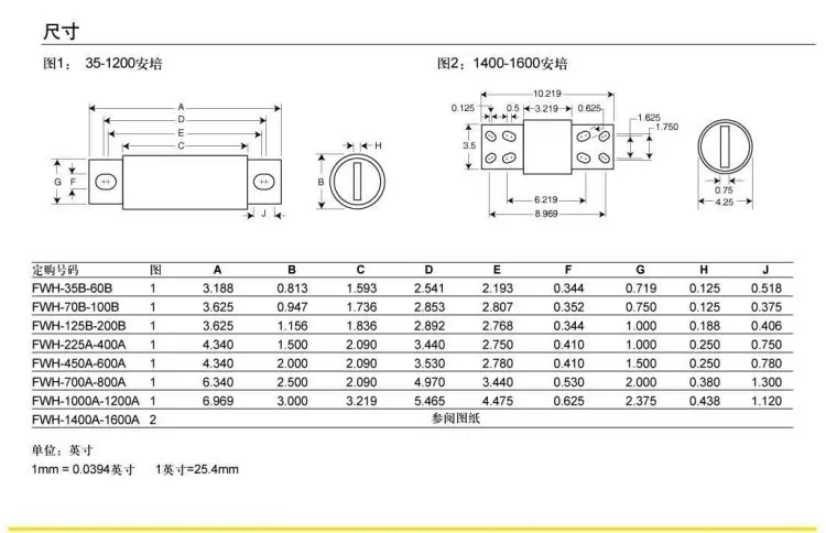 FWH-250A 250A 500V-2
