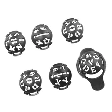 6Pcs Liner Marker Template Drawing Mark Alignment Tool For Putting Training Golf Ball Alignment Tool